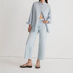 Madewell The Perfect Vintage Wide-Leg Crop Jean
